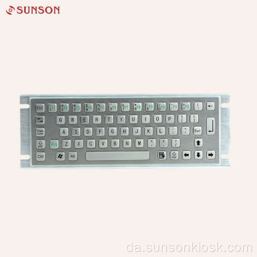 Metal tastatur med touch pad